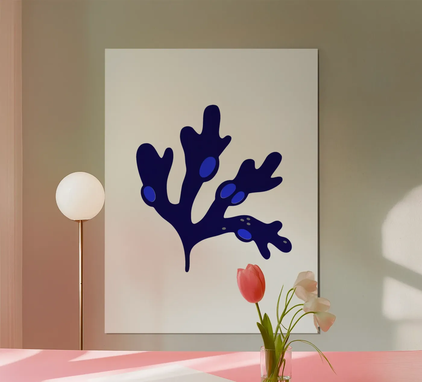 Bladderwrack Blu poster da Lidia Blomgren