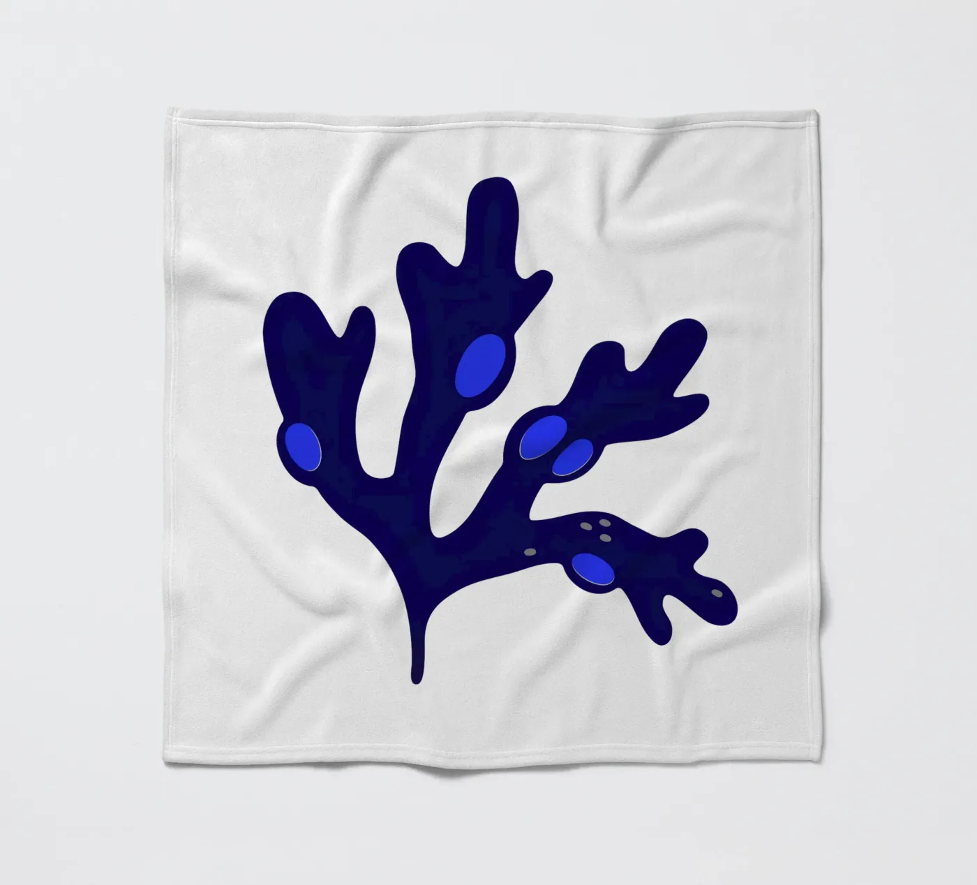Blasentang Blau Fleecedecke von Lidia Blomgren
