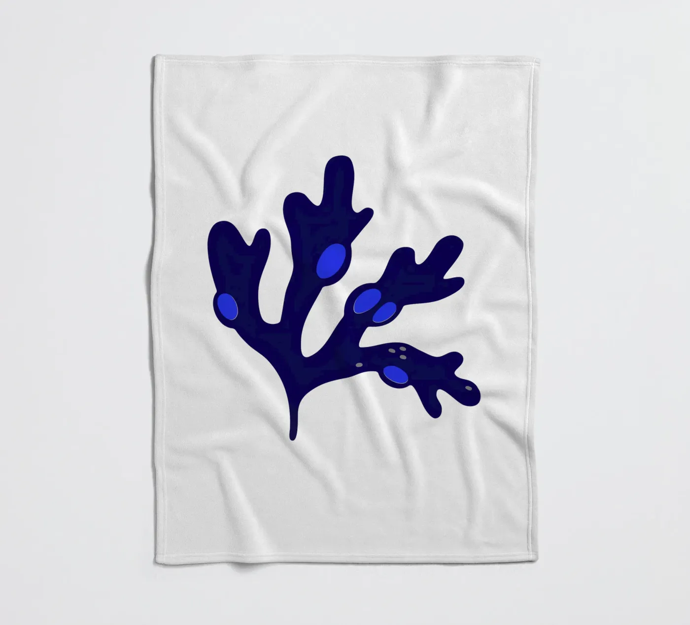 Blasentang Blau Fleecedecke von Lidia Blomgren