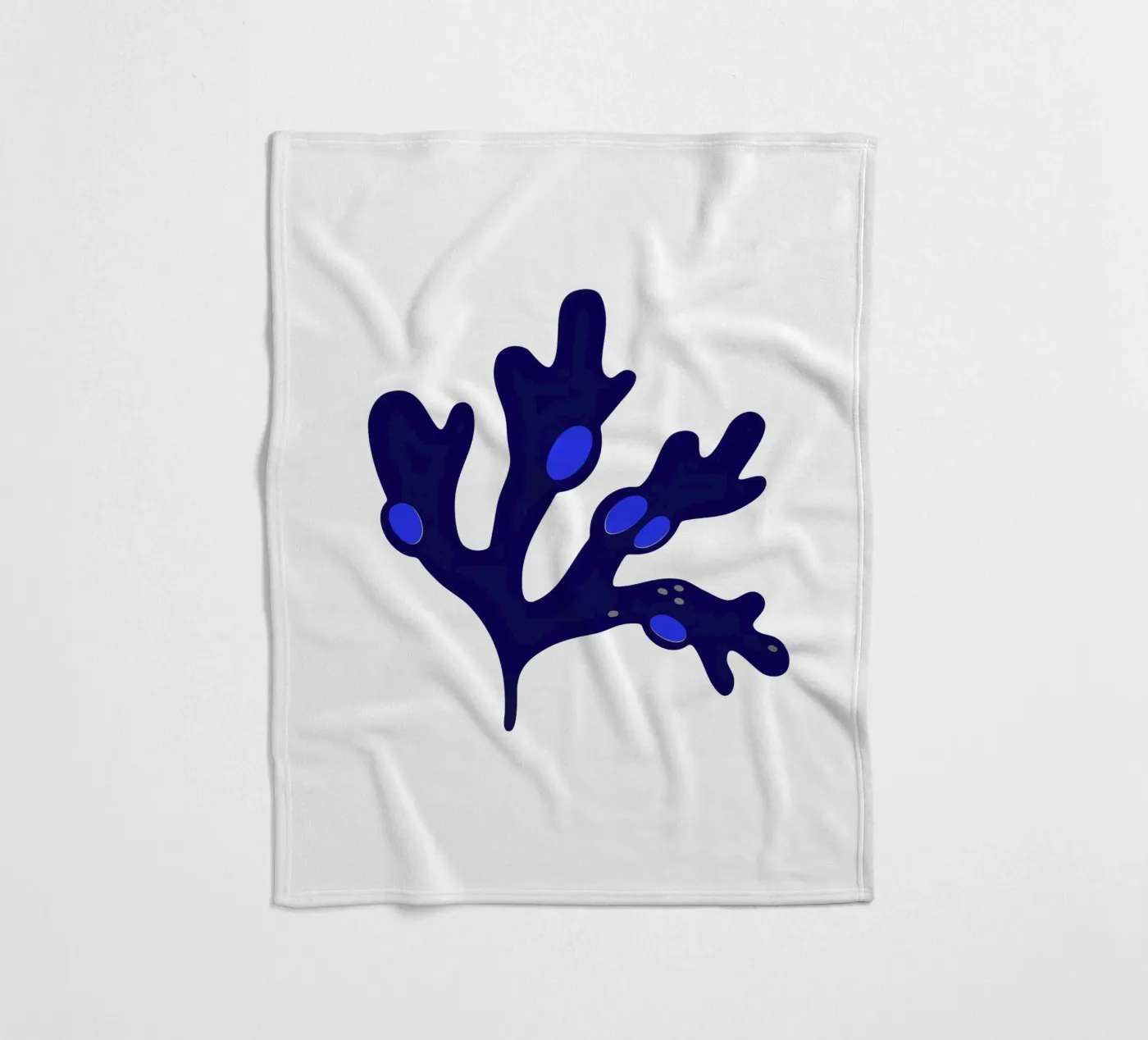 Blasentang Blau Fleecedecke von Lidia Blomgren