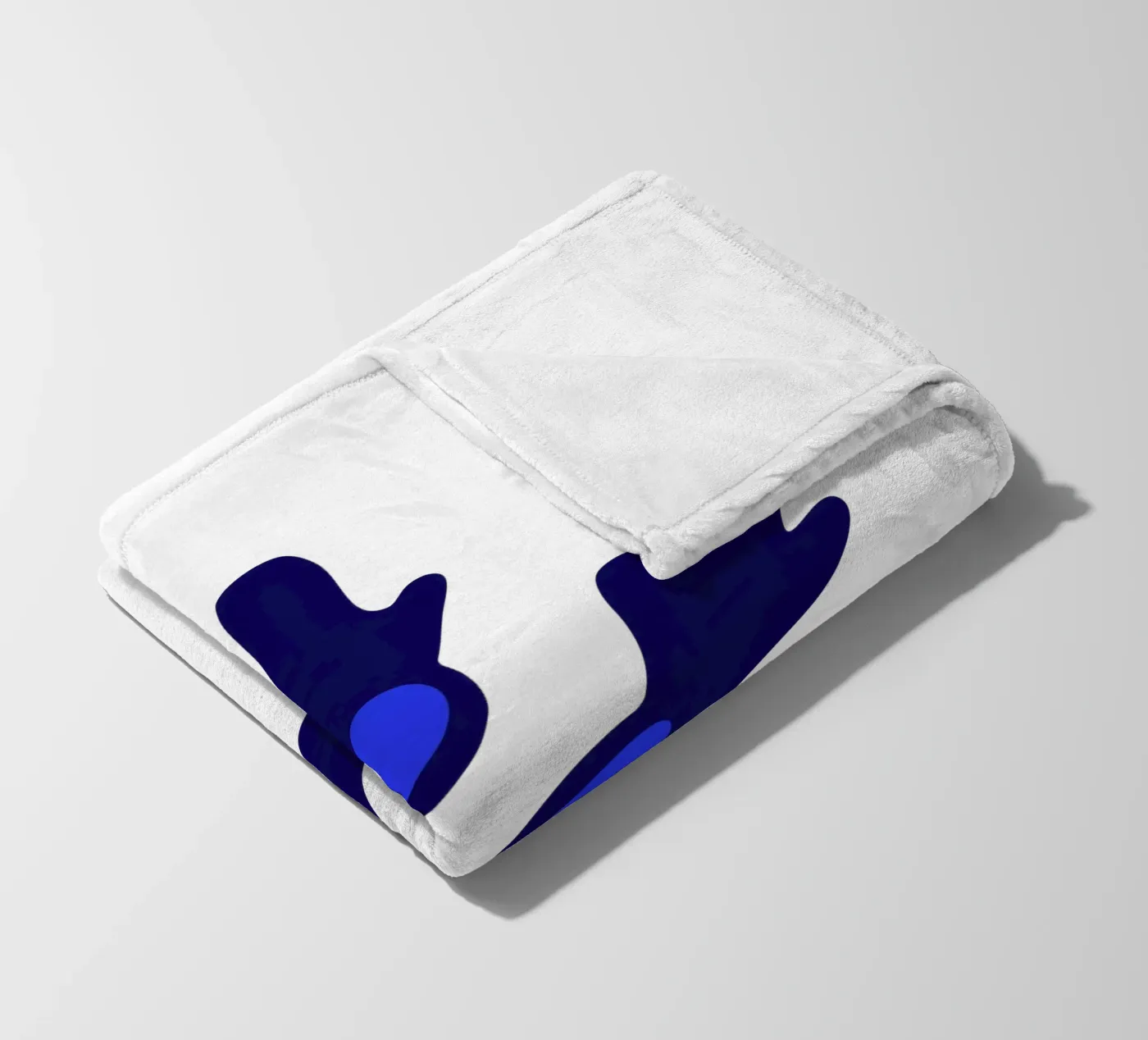 Blasentang Blau Fleecedecke von Lidia Blomgren