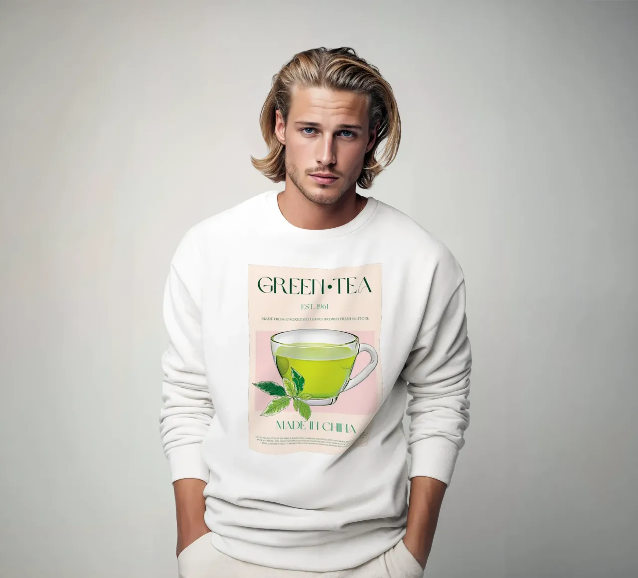 Tè verde felpa da Charlotte Gagnon