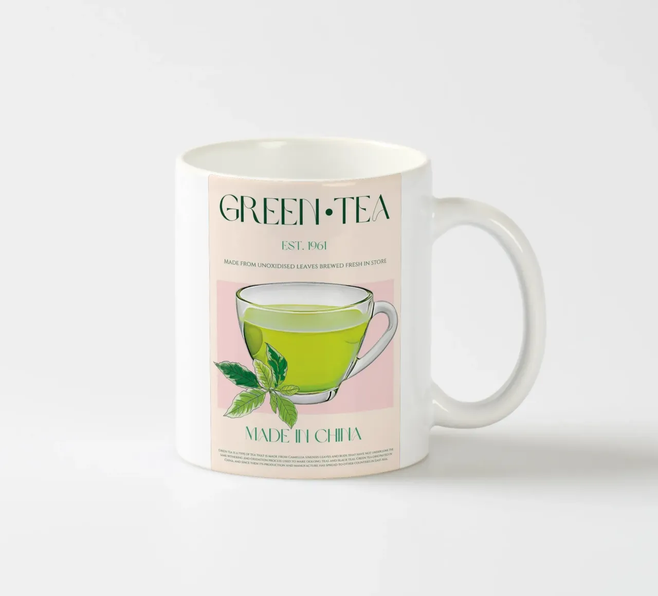 Tè verde tazza in ceramica da Charlotte Gagnon