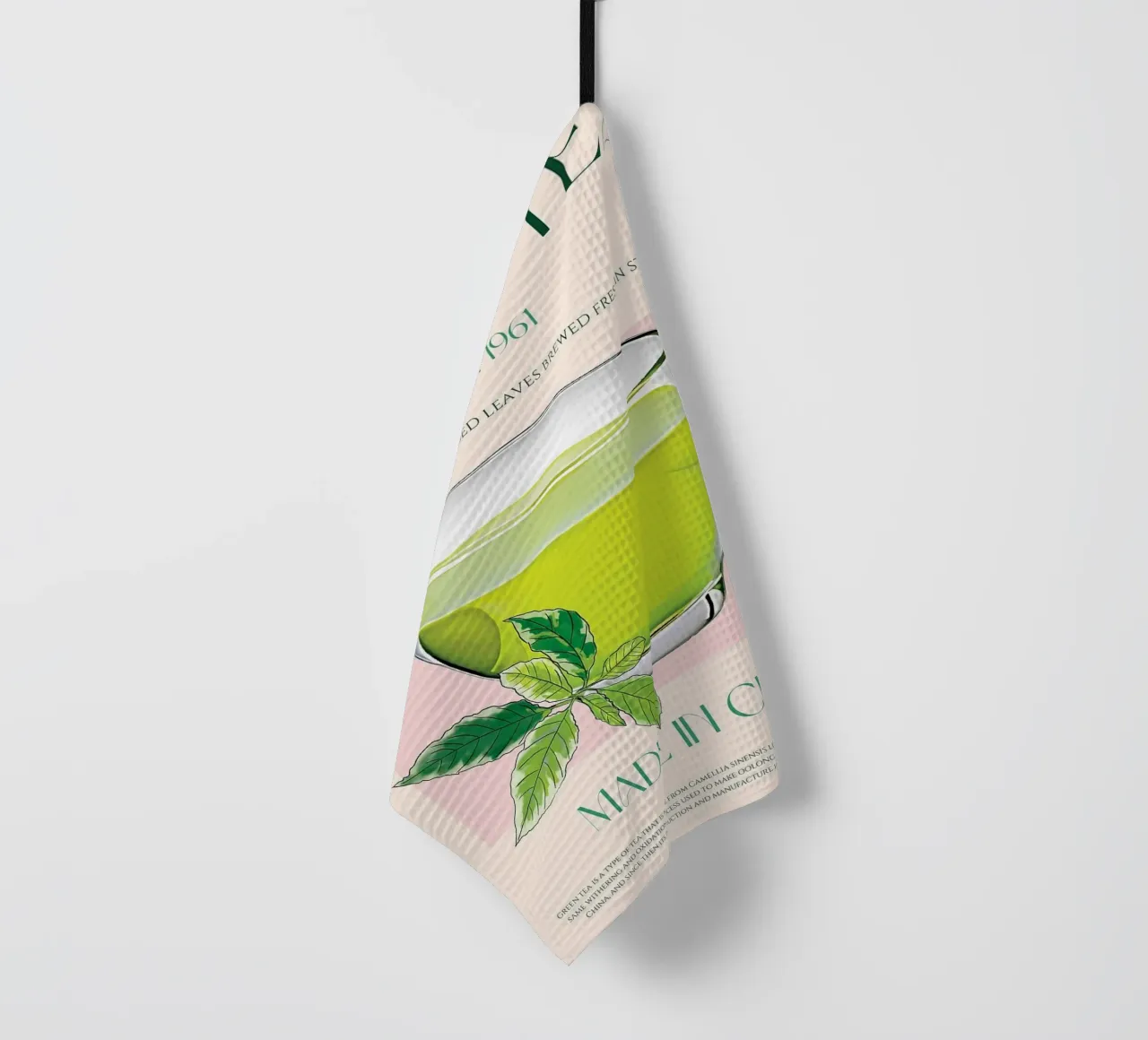 Thé vert torchon de Charlotte Gagnon