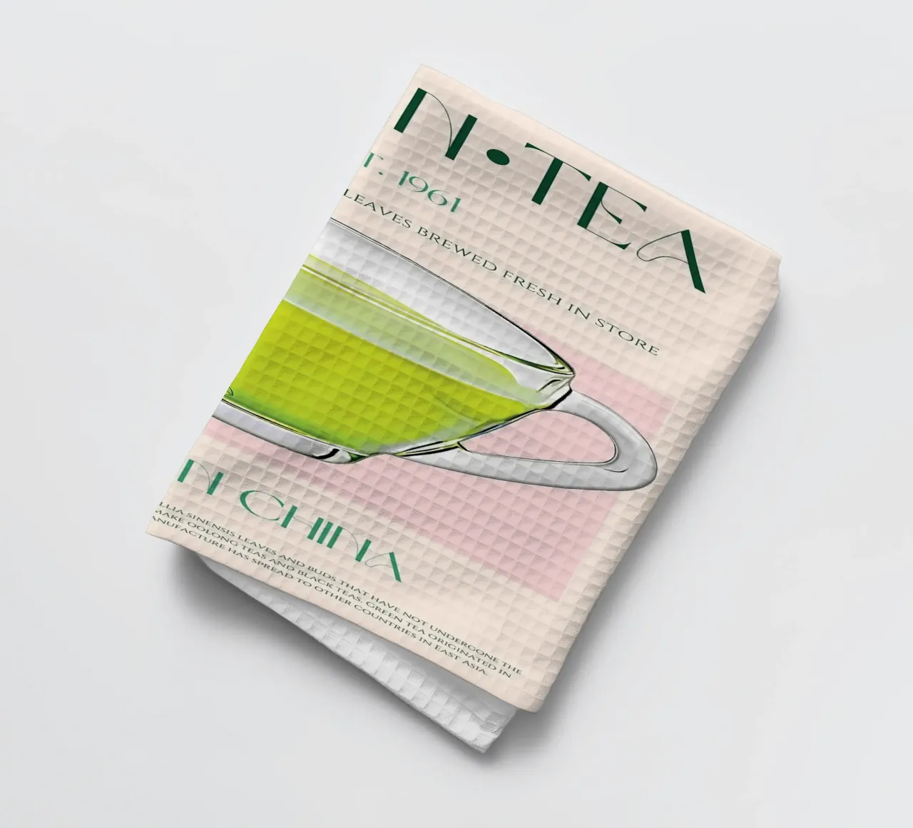 Thé vert torchon de Charlotte Gagnon