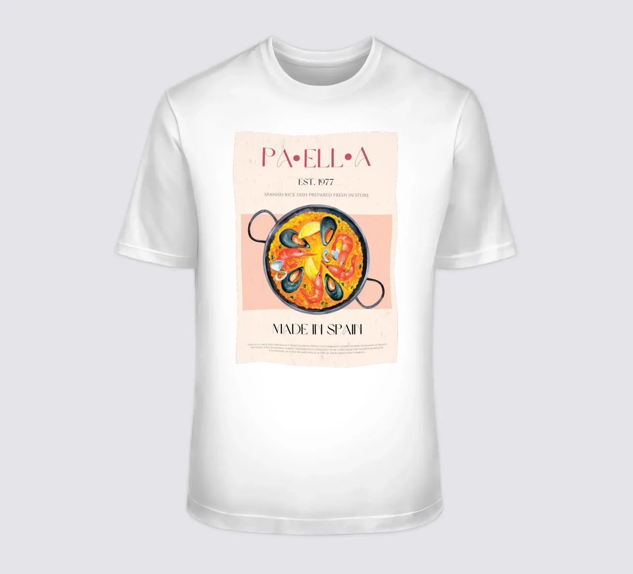 Paella t-shirt da Charlotte Gagnon
