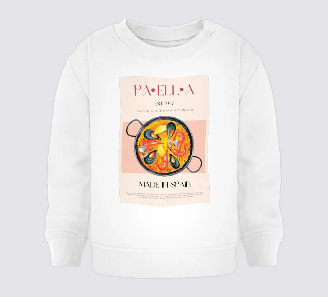 Paella felpa neonato da Charlotte Gagnon
