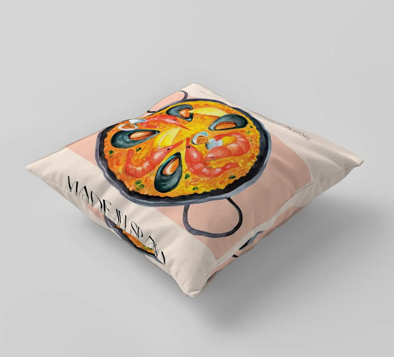 Paella cuscino da Charlotte Gagnon