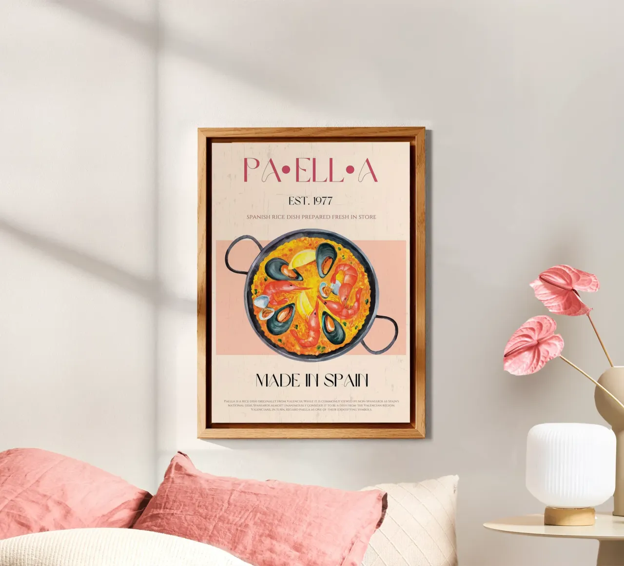 Paella alluminio dibond da Charlotte Gagnon