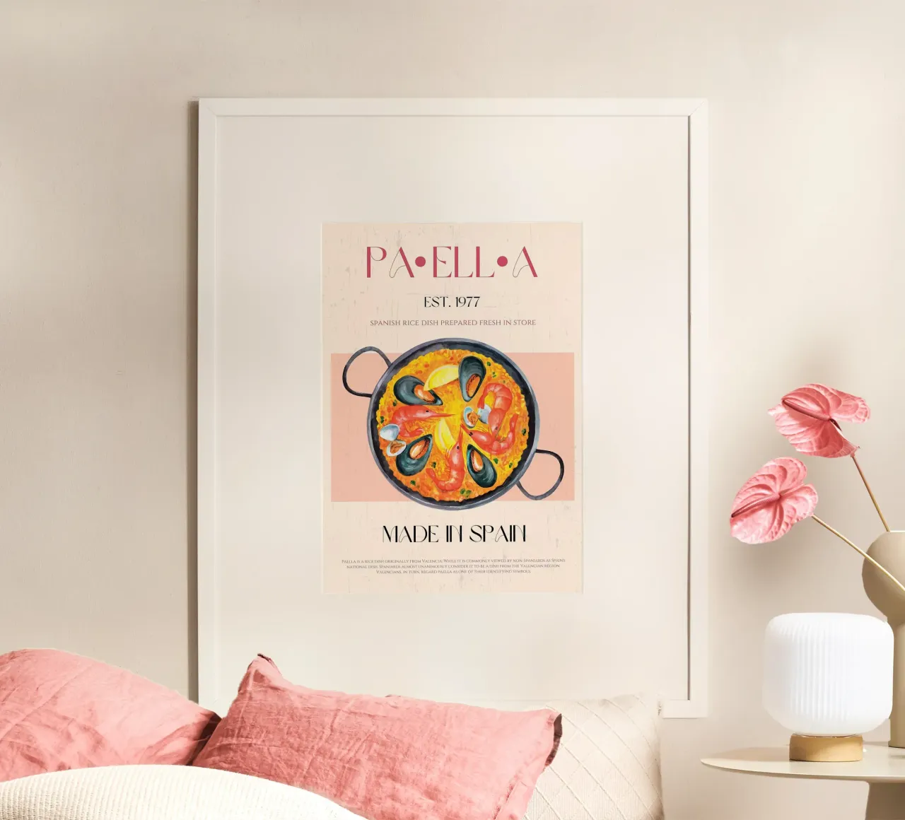 Paella carta hahnemühle da Charlotte Gagnon