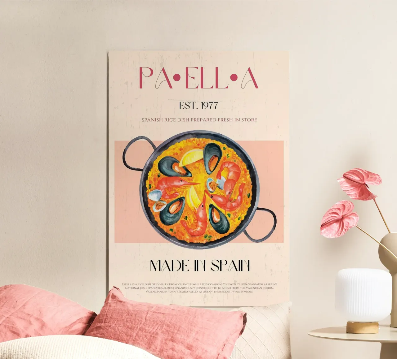 Paella carta hahnemühle da Charlotte Gagnon