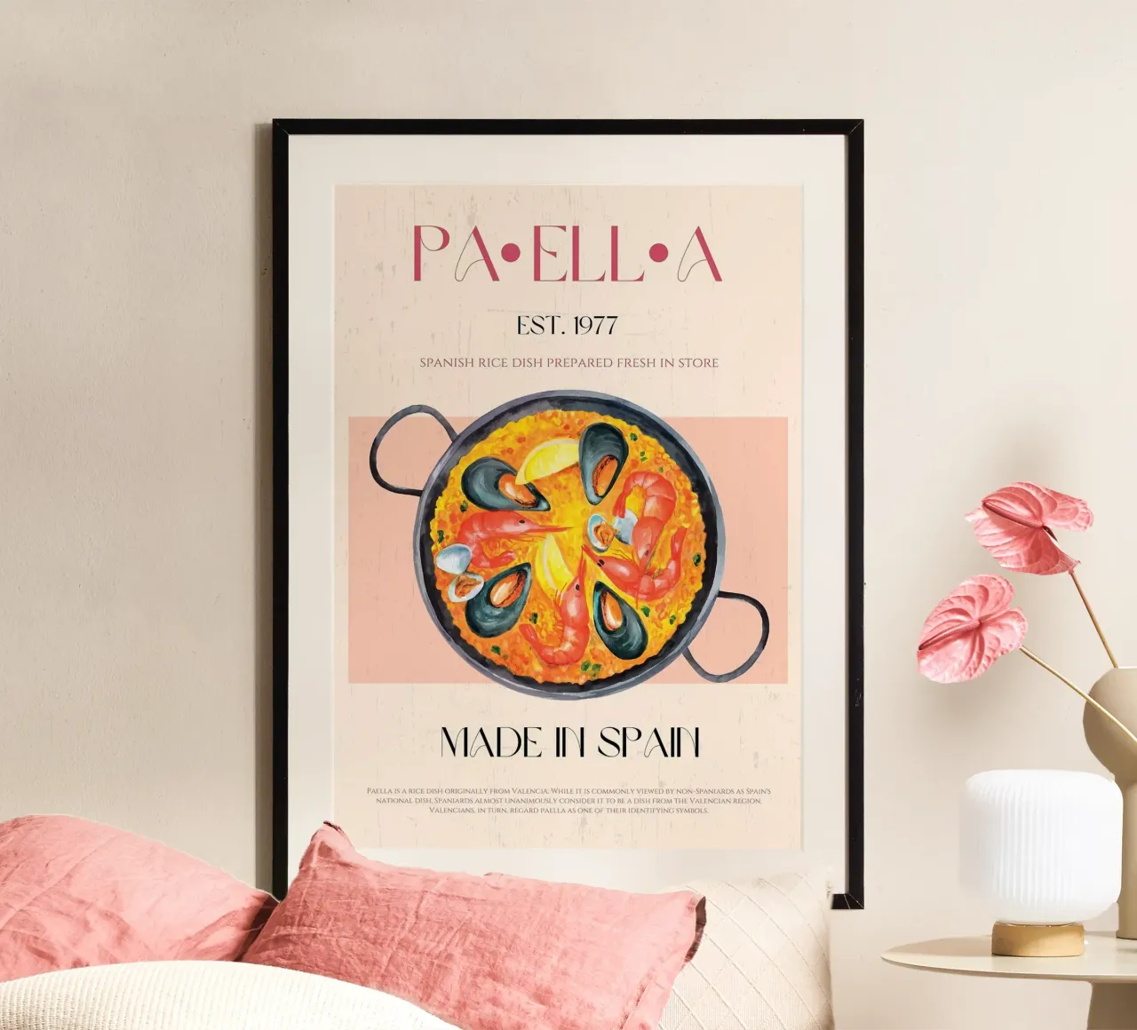 Paella carta hahnemühle da Charlotte Gagnon