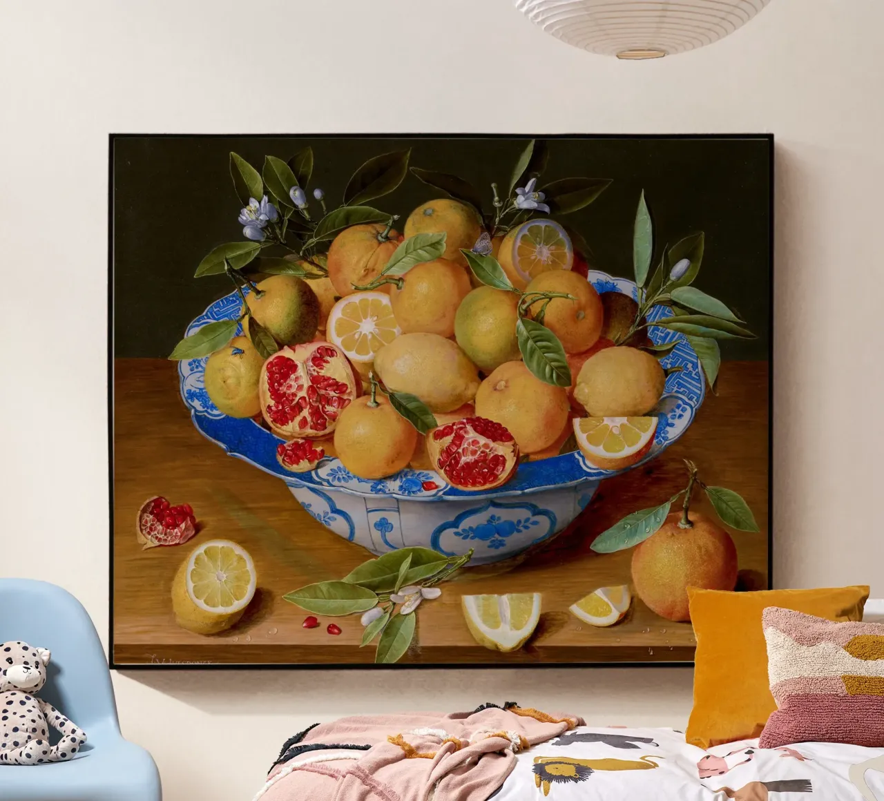 Still Life with Lemons, Oranges, and a Pomegranate plexiglass da vintageshop