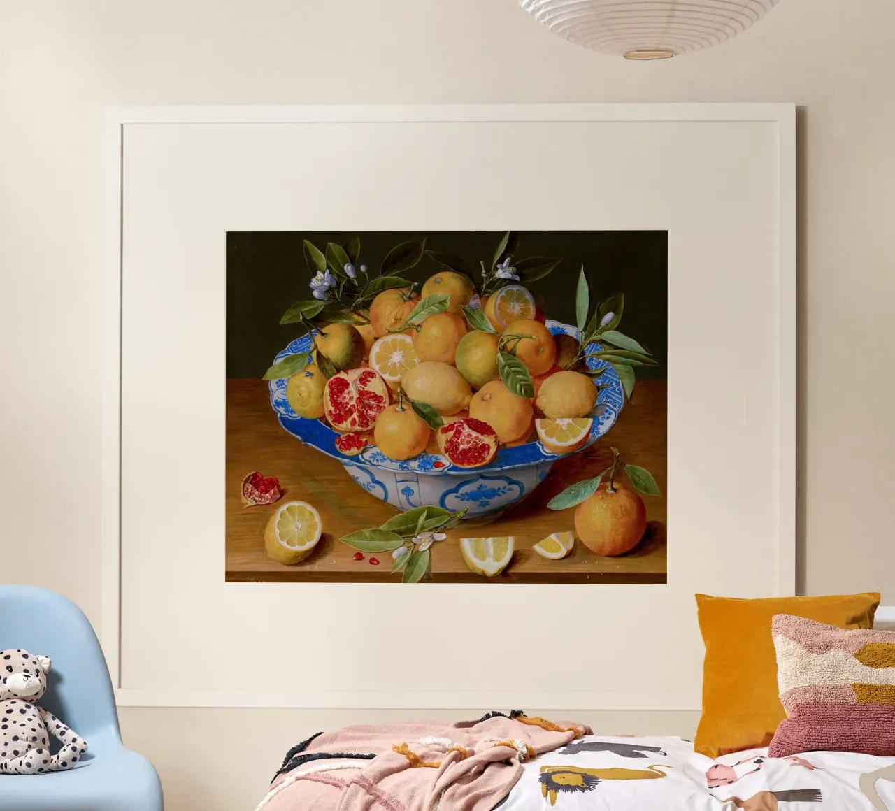 Still Life with Lemons, Oranges, and a Pomegranate carta hahnemühle da vintageshop