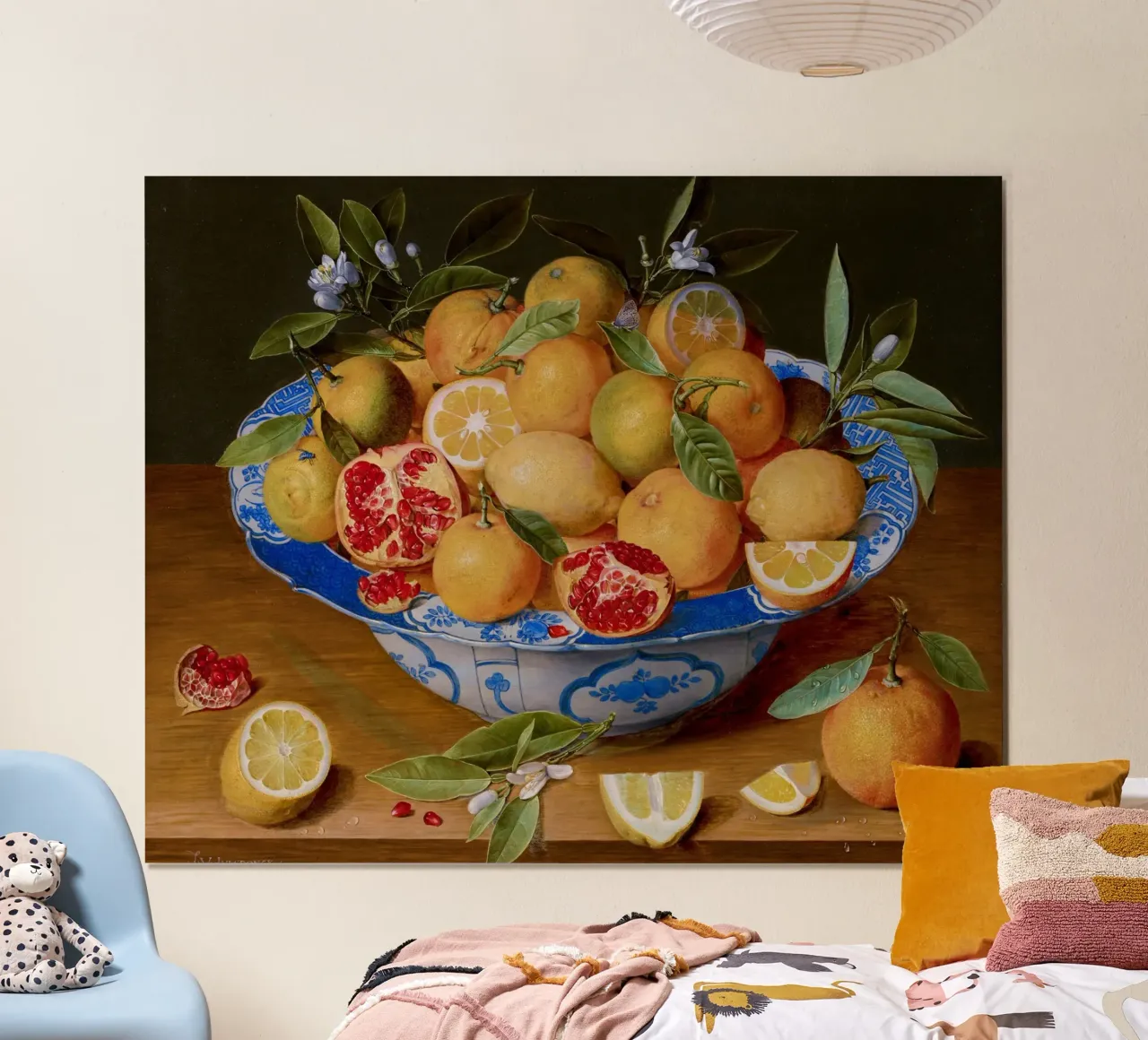 Still Life with Lemons, Oranges, and a Pomegranate carta hahnemühle da vintageshop