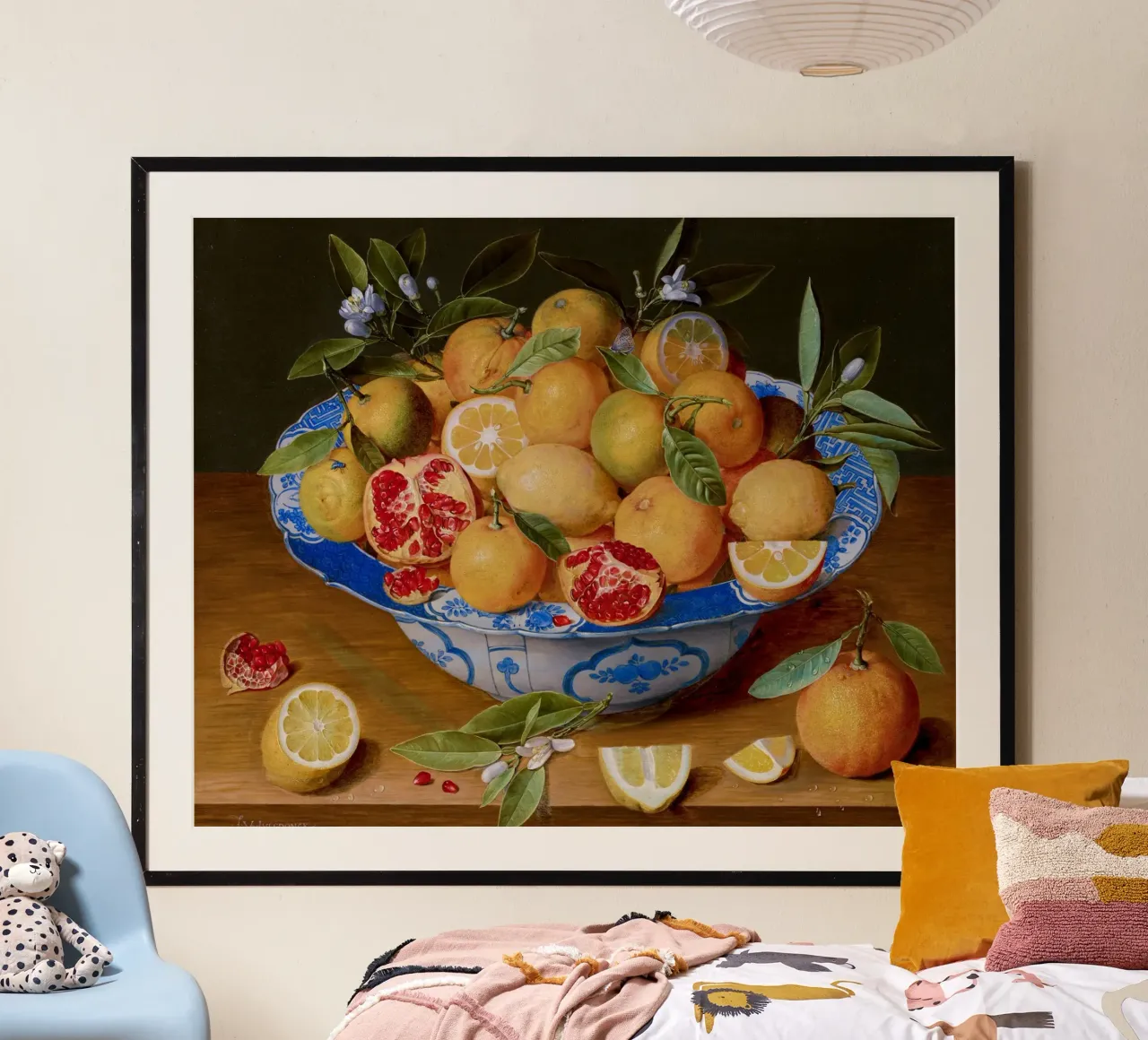 Still Life with Lemons, Oranges, and a Pomegranate carta hahnemühle da vintageshop