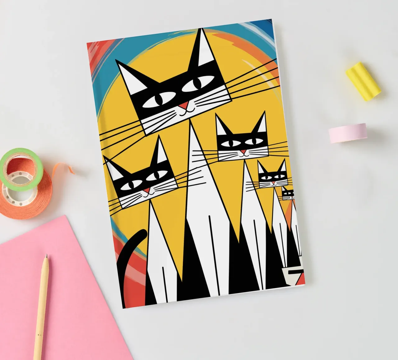 Line of Felines notebook by ramosashop