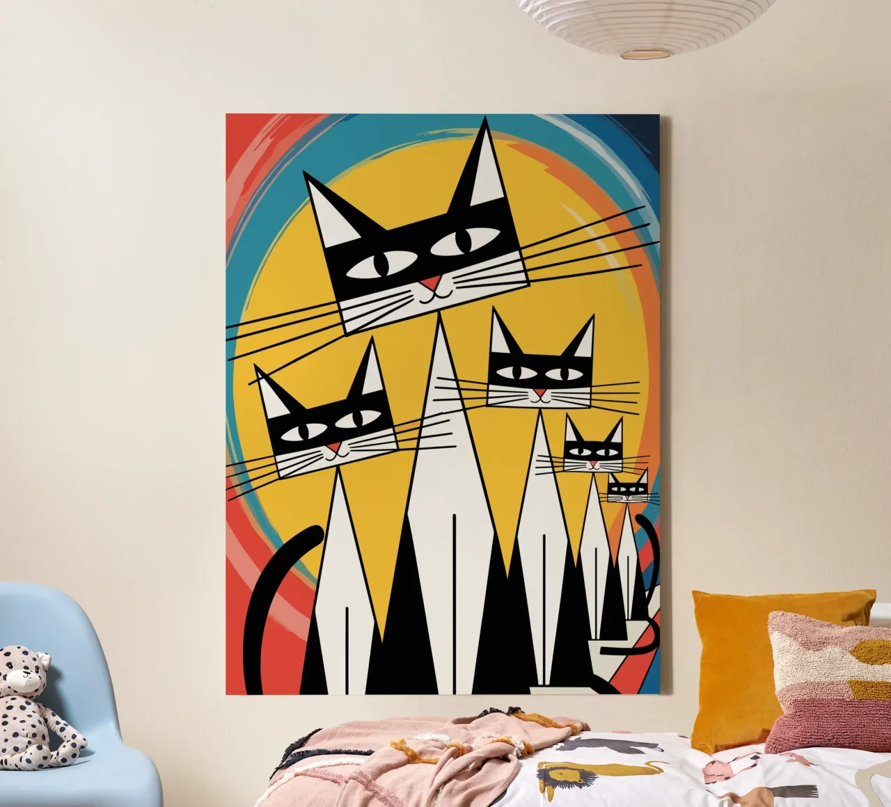 Line of Felines tela da ramosashop