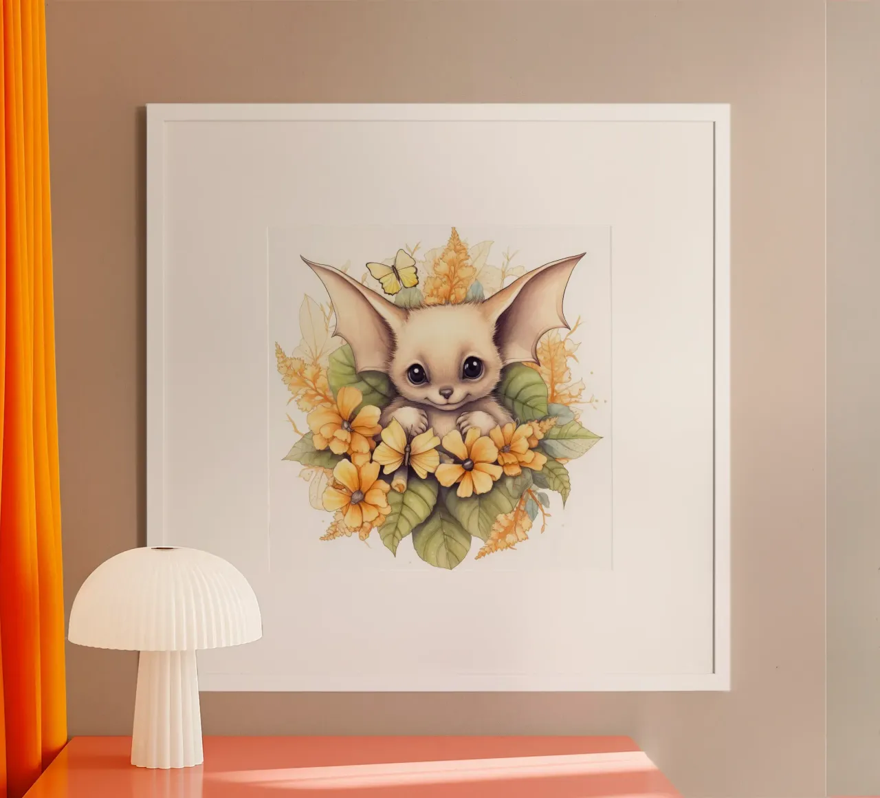 Pipistrello carta hahnemühle da Happy Littles