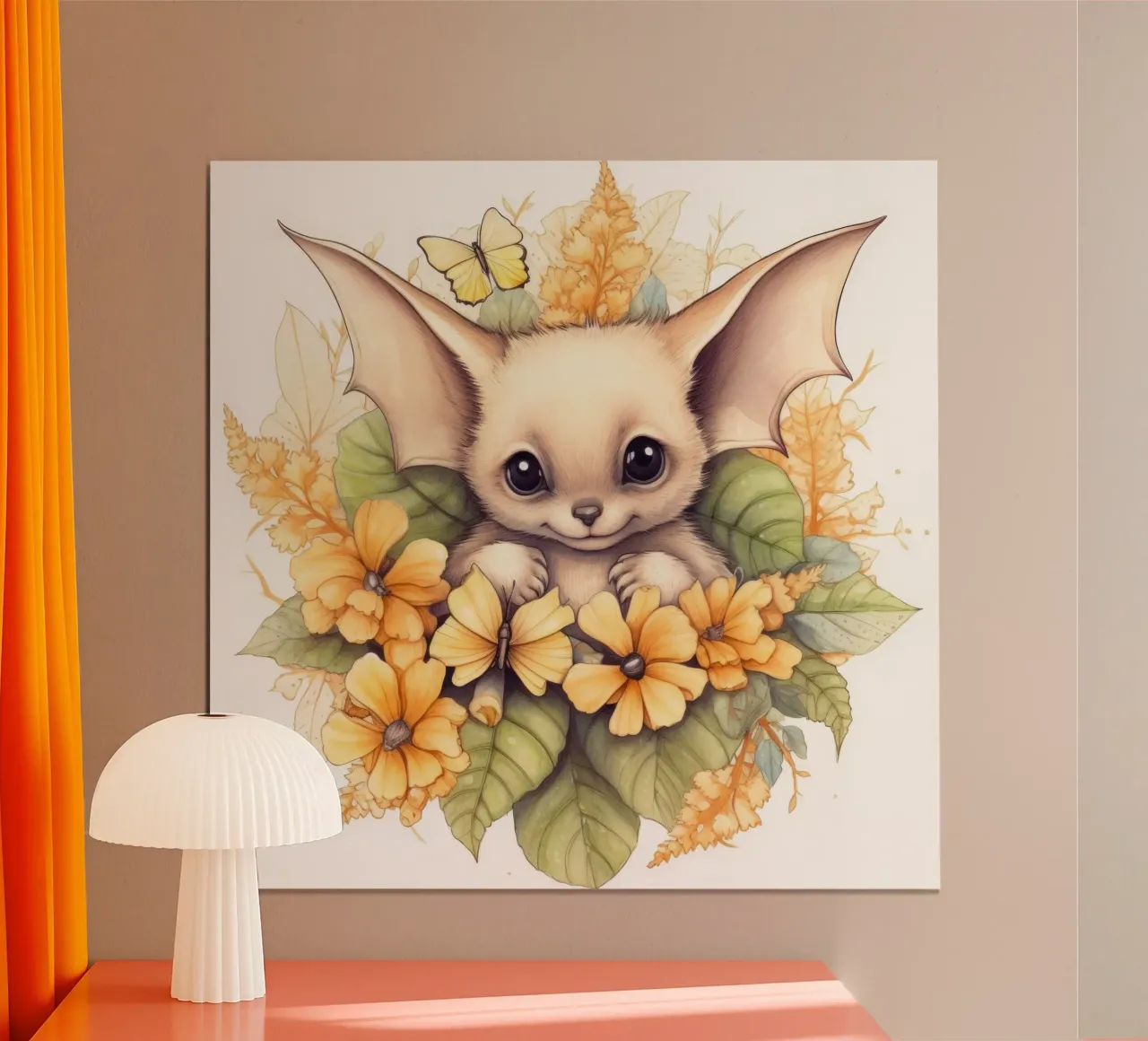 Pipistrello carta hahnemühle da Happy Littles