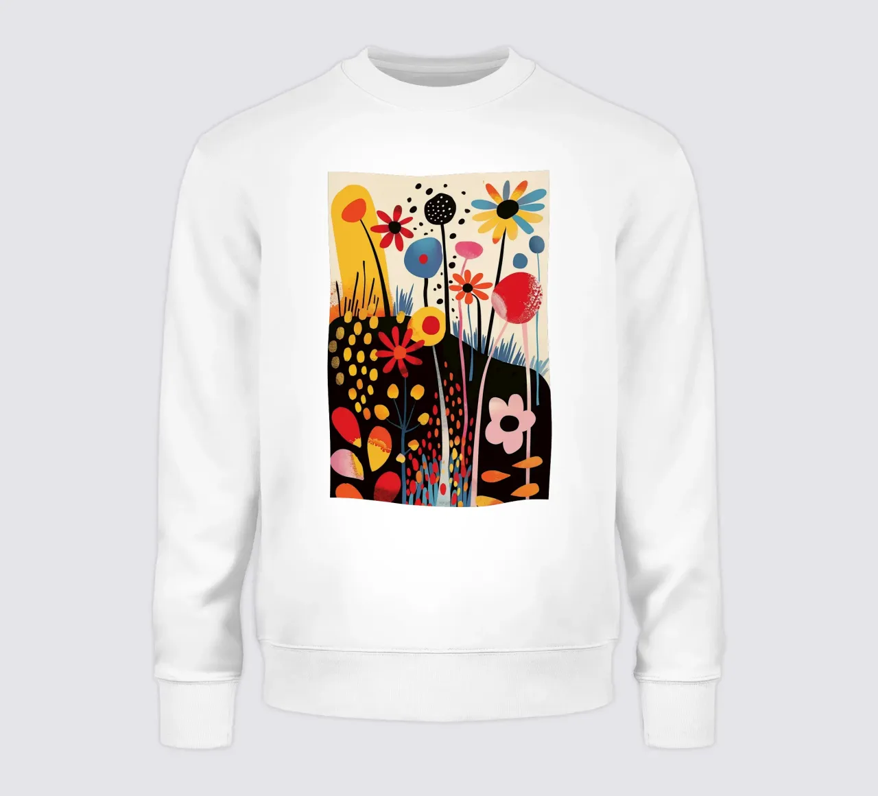 Flores abstractas de finales de verano sudadera de Autofocus