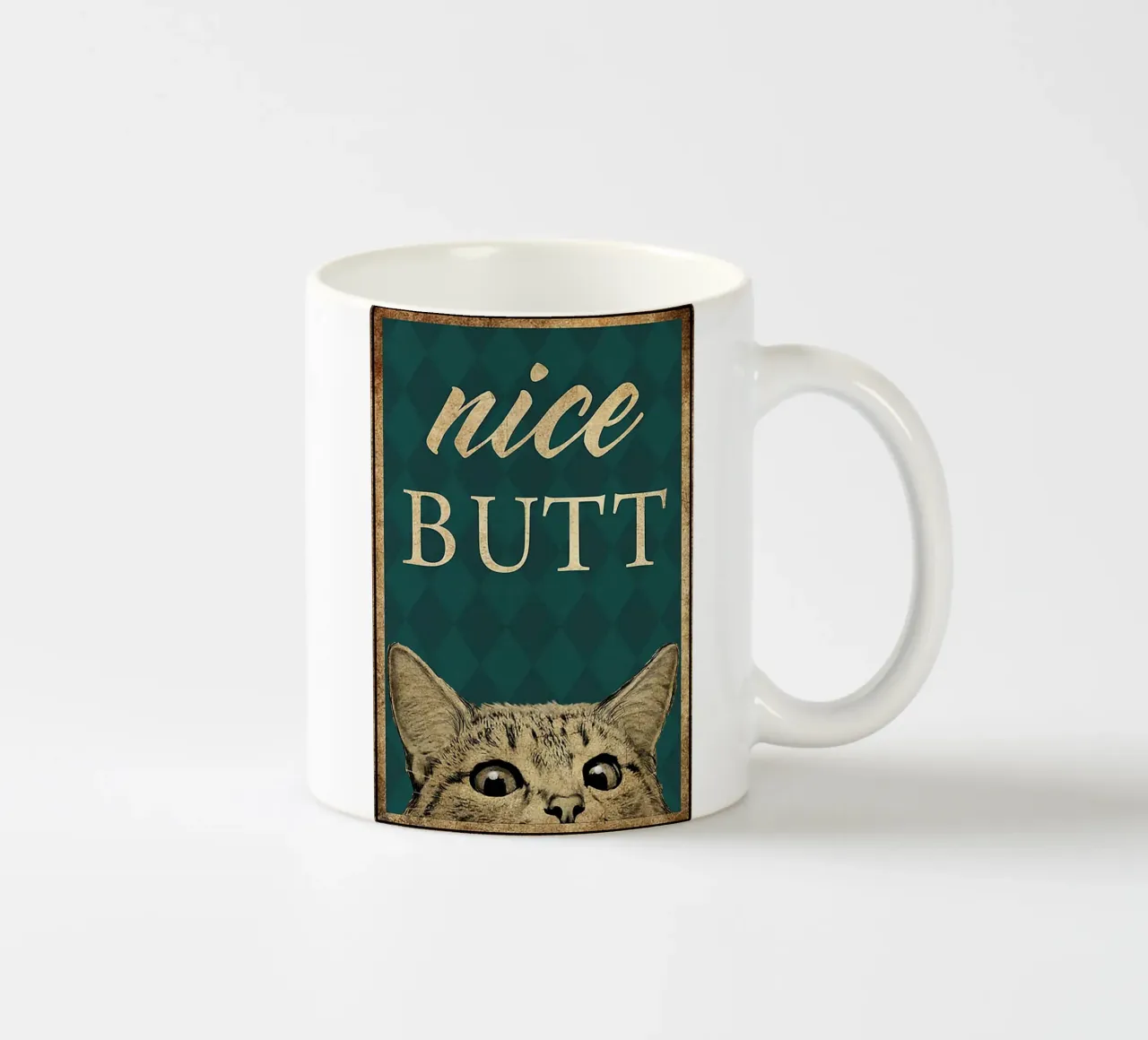 Nice Butt Cat tazza in ceramica da mirei aguerro