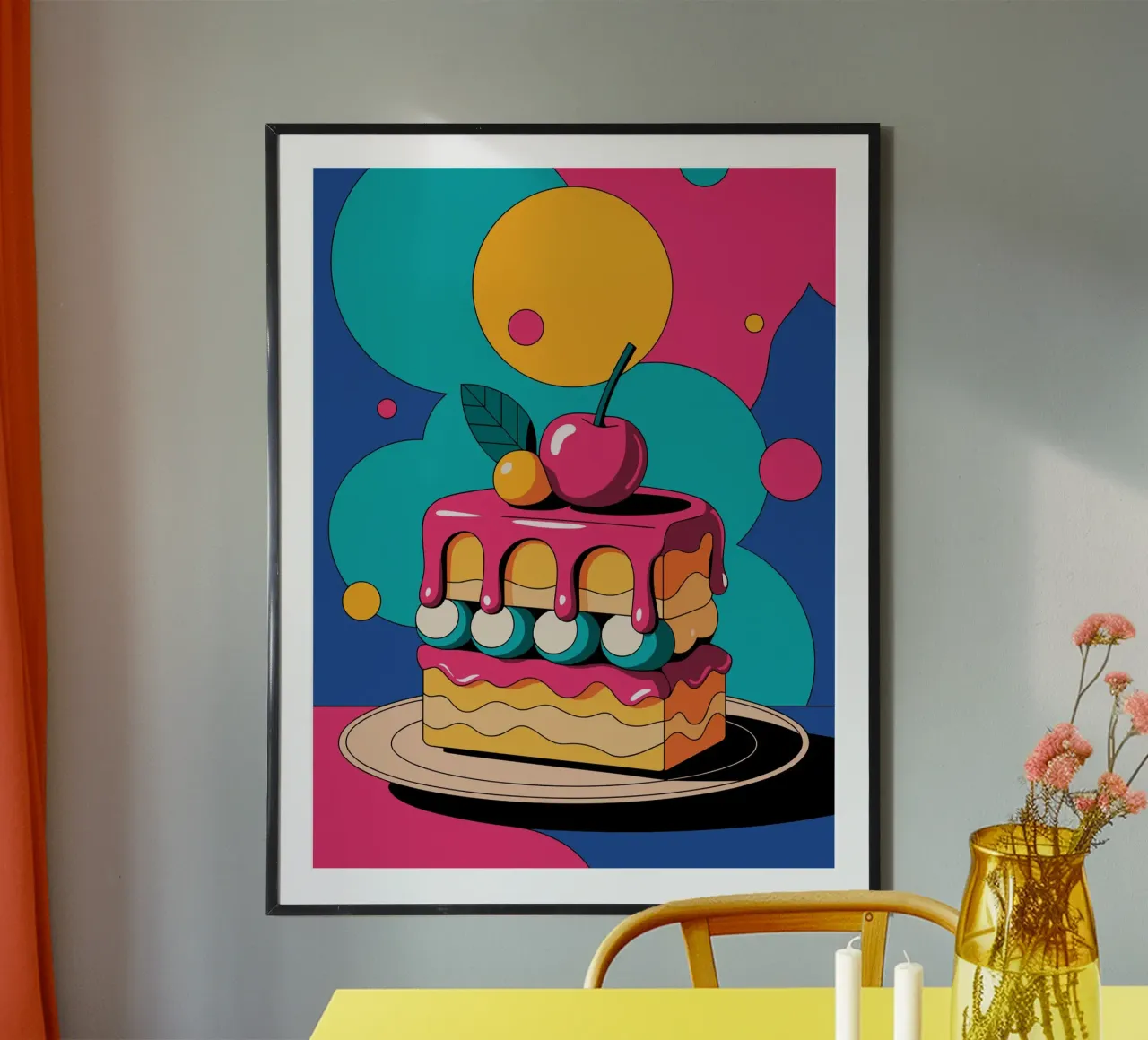 Cosmic Cake poster da ramosashop