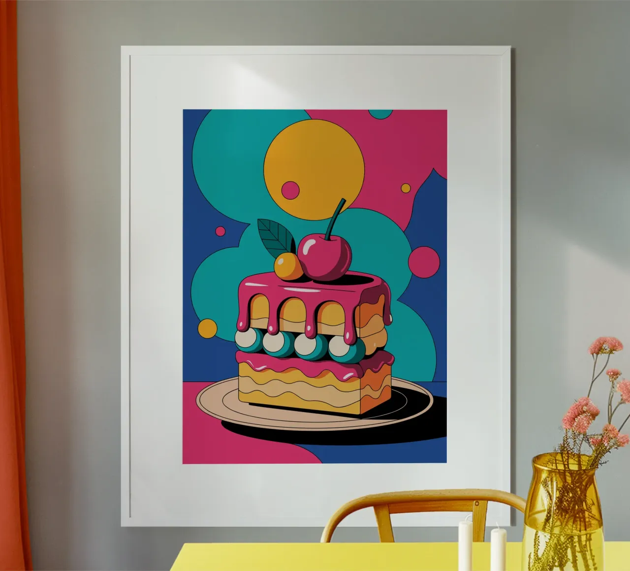 Cosmic Cake poster da ramosashop