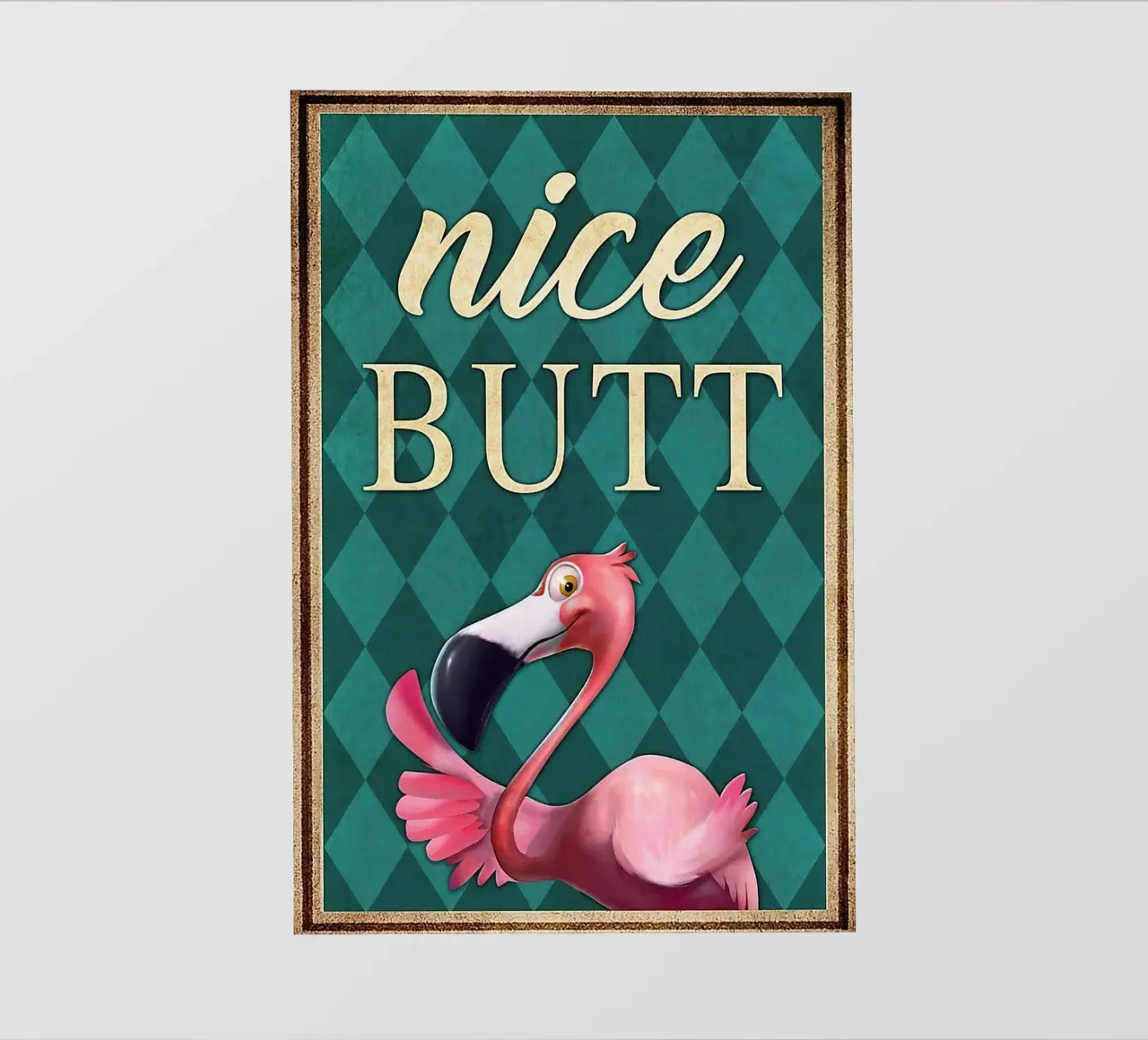 Nice Butt Flamingo telo in pvc da mirei aguerro