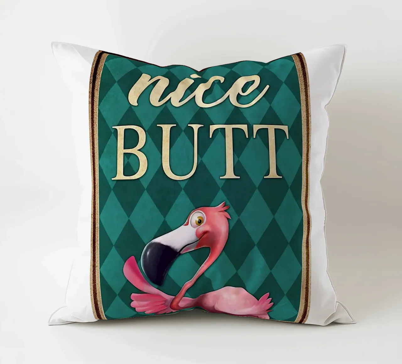 Nice Butt Flamingo cuscino da mirei aguerro