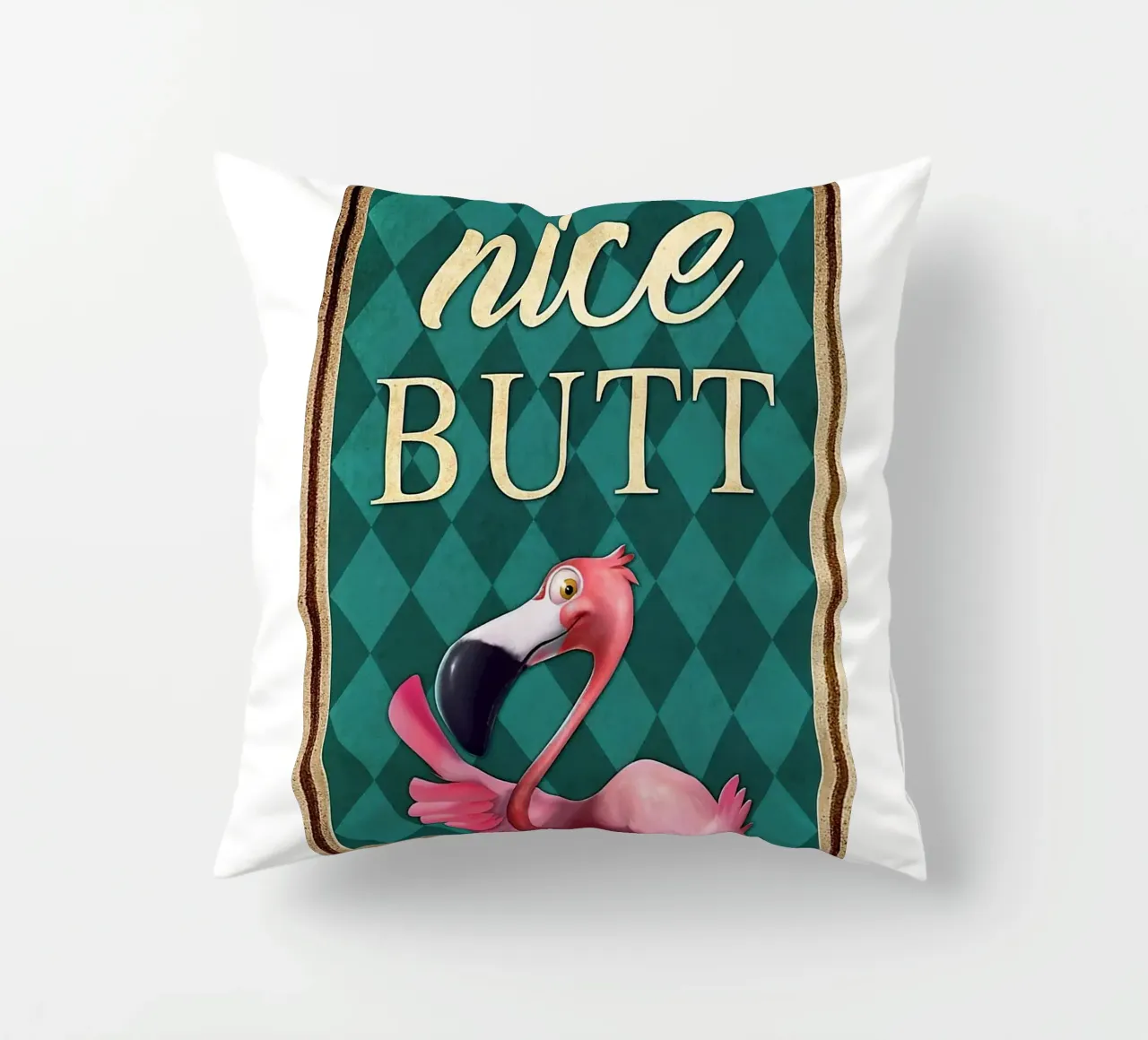 Nice Butt Flamingo cuscino da mirei aguerro