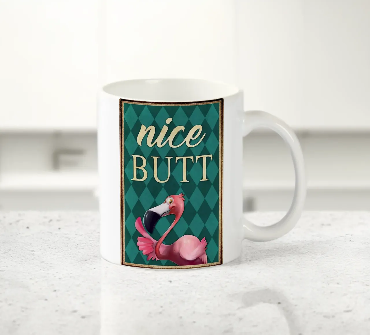 Nice Butt Flamingo tazza in ceramica da mirei aguerro