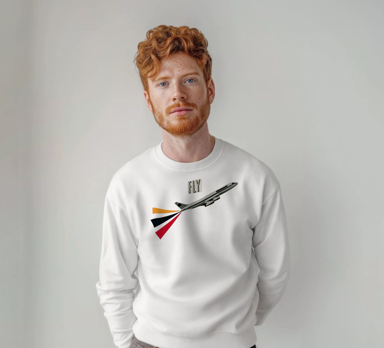Fly sweatshirt by Cassia Beck Collage