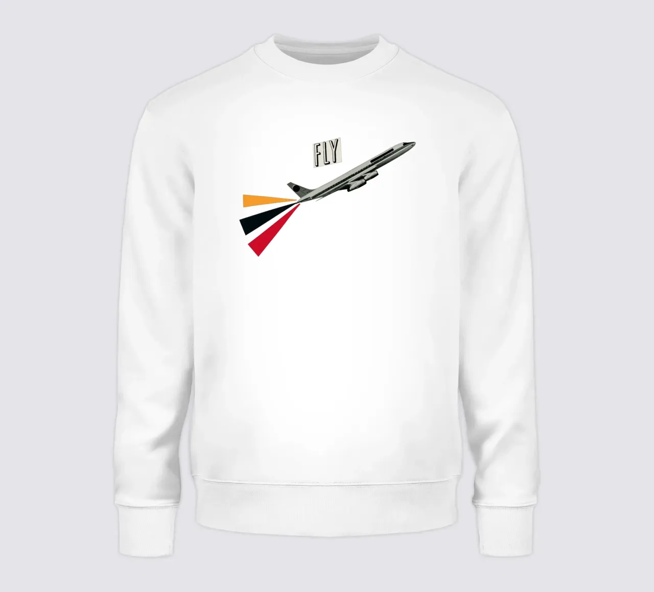 Fly sweatshirt by Cassia Beck Collage
