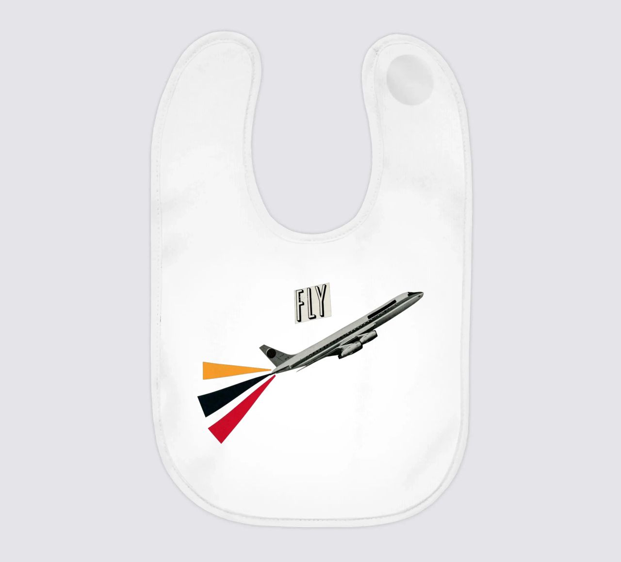 Fly baby bib by Cassia Beck Collage