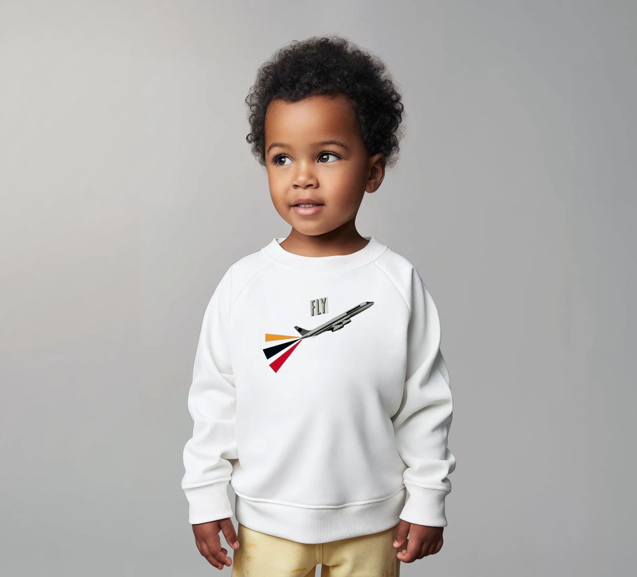 Fly baby sweatshirt by Cassia Beck Collage