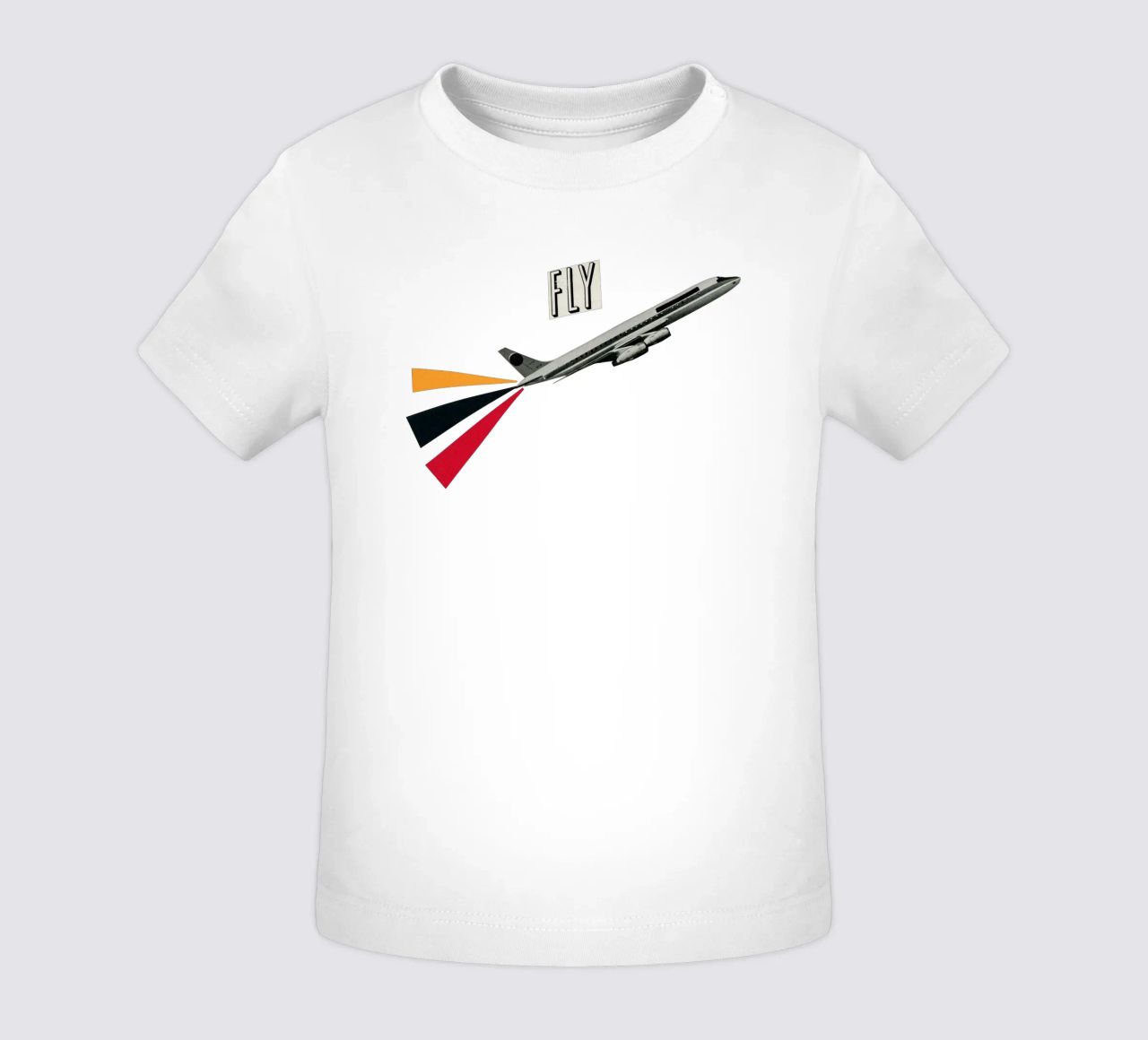 Fly baby t-shirt by Cassia Beck Collage