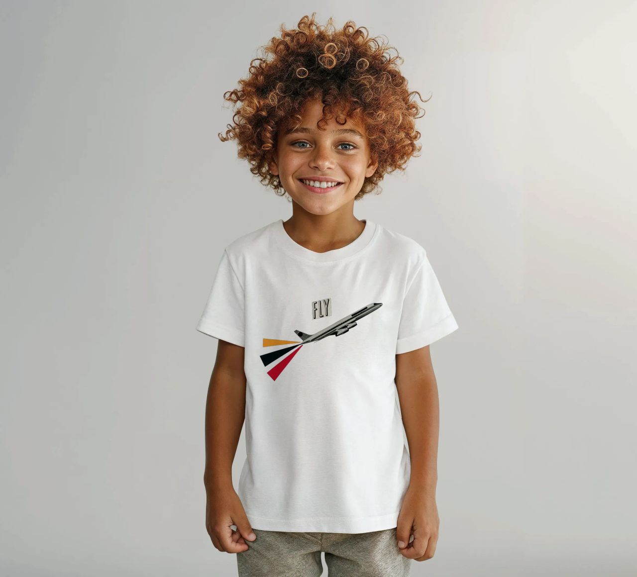 Fly kids t-shirt by Cassia Beck Collage