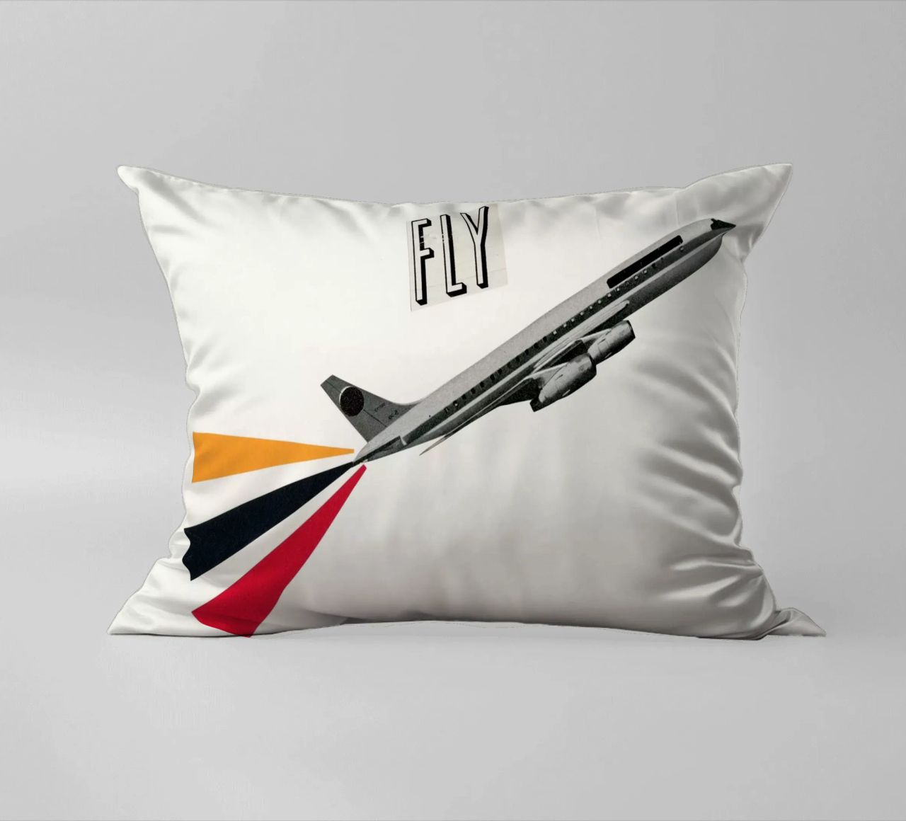 Fly decorative cushion by Cassia Beck Collage
