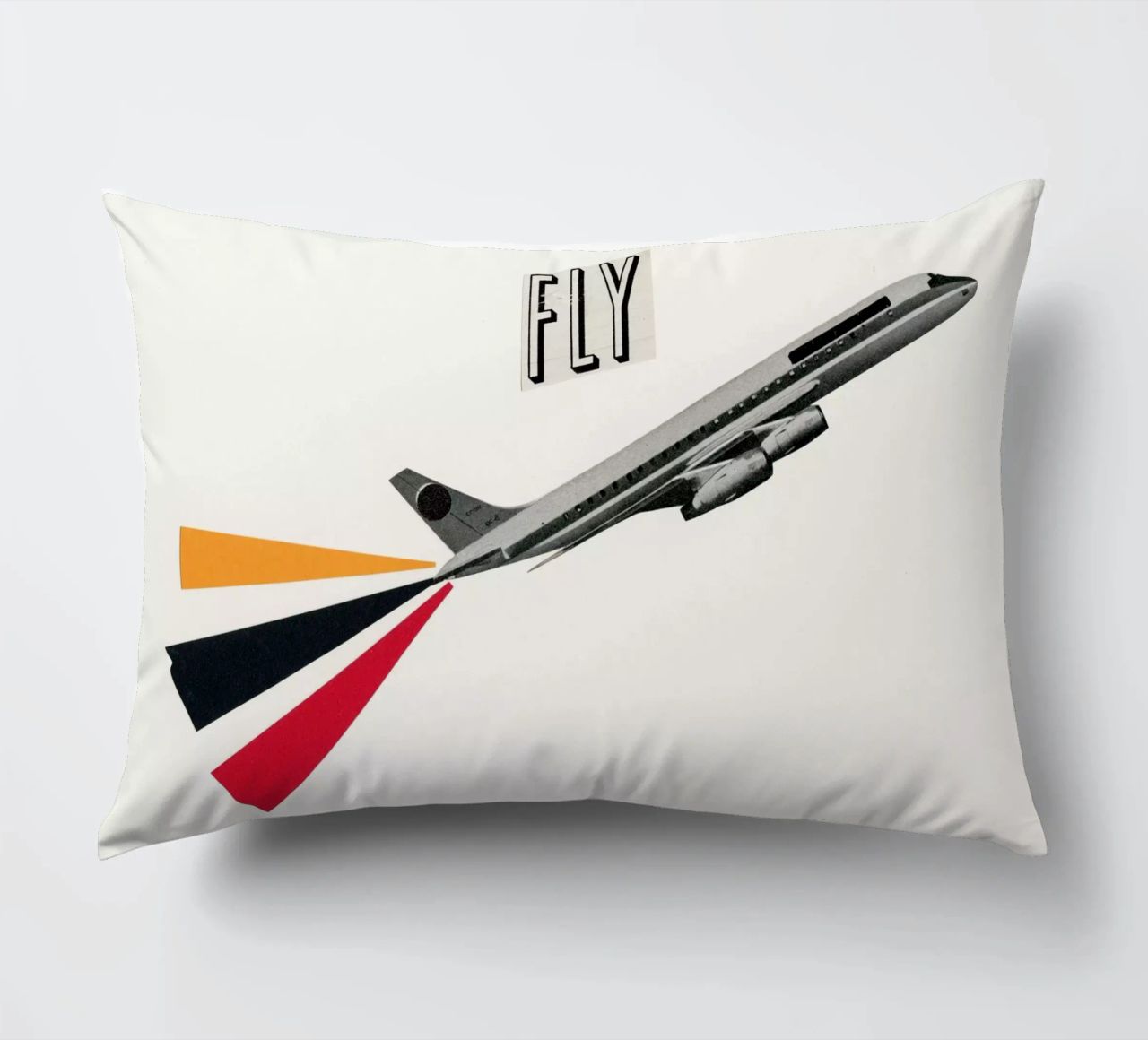 Fly decorative cushion by Cassia Beck Collage