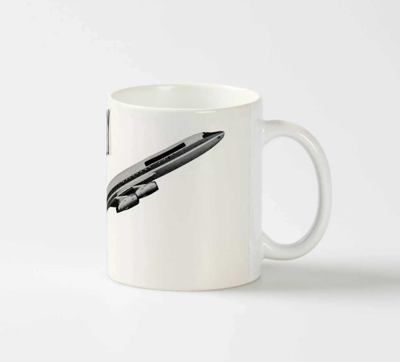 Fly ceramic mug by Cassia Beck Collage