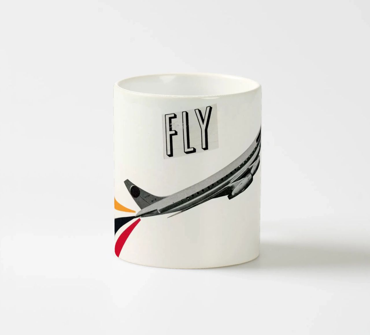 Fly ceramic mug by Cassia Beck Collage