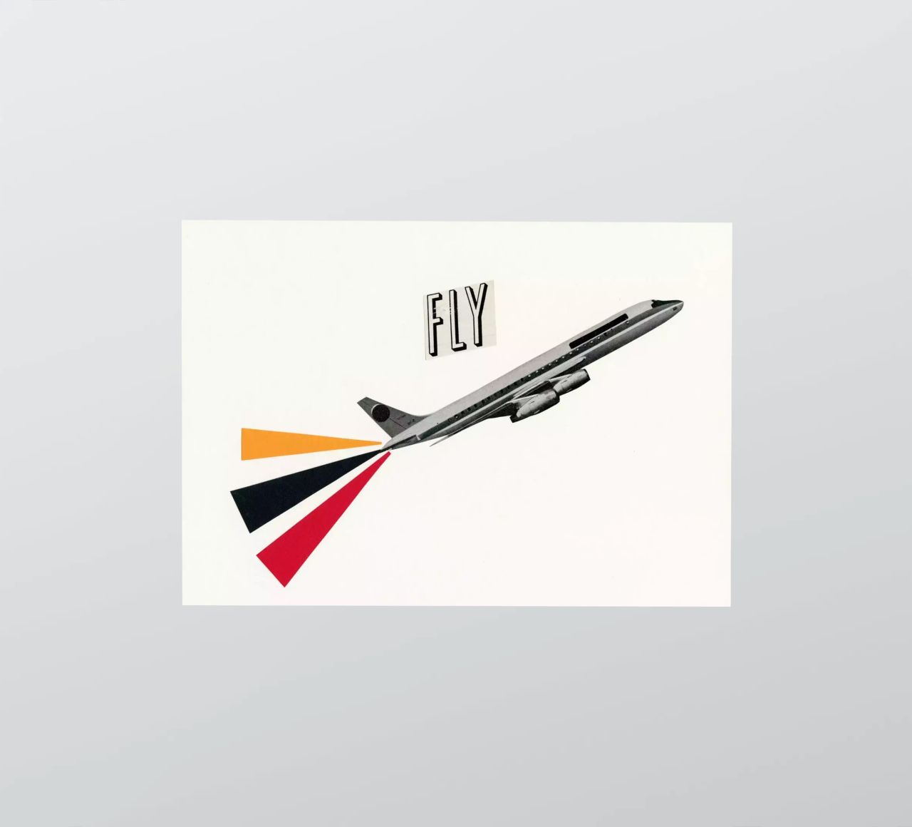 Fly sticker by Cassia Beck Collage