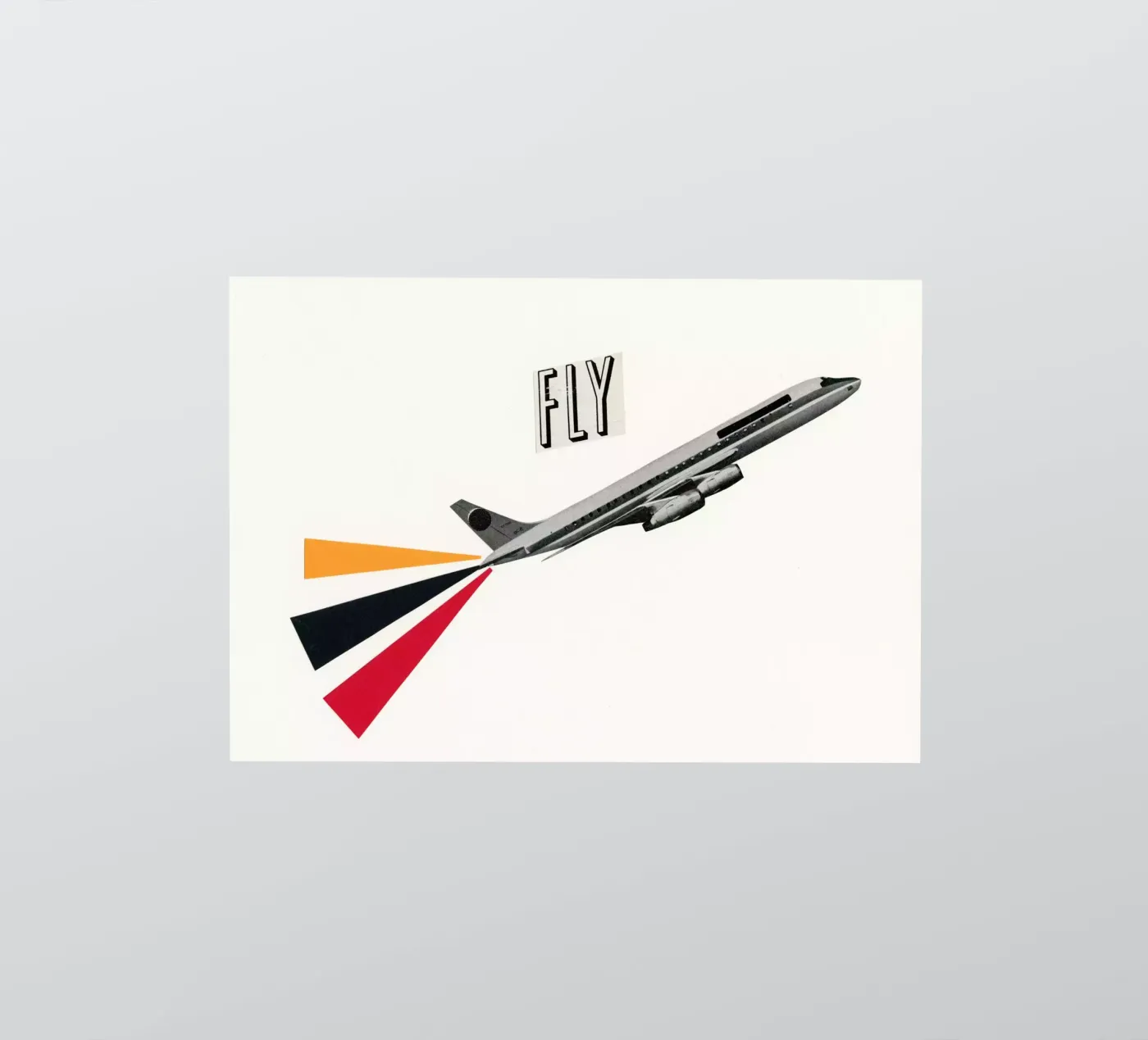 Fly sticker by Cassia Beck Collage