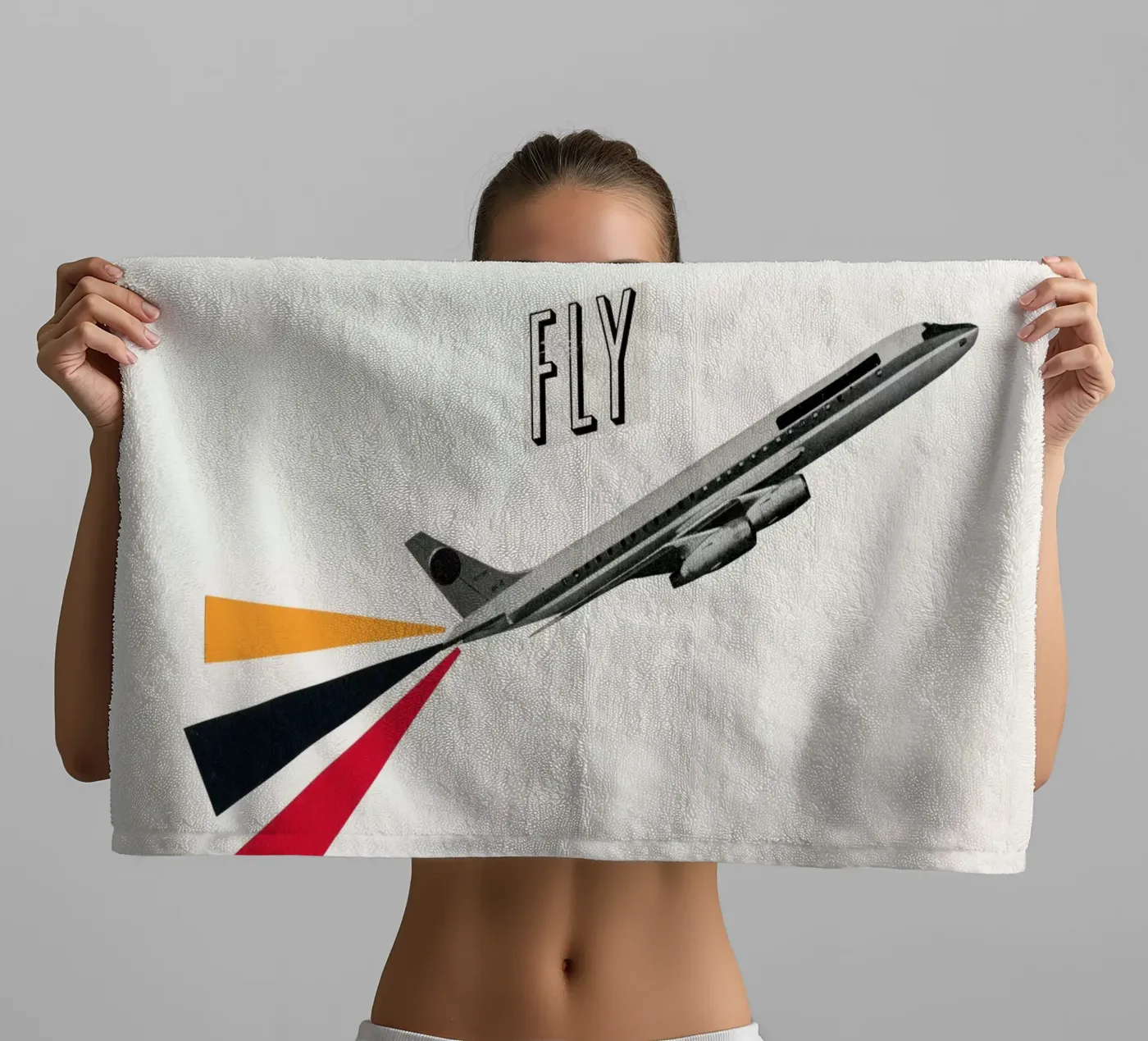 Fly towel by Cassia Beck Collage