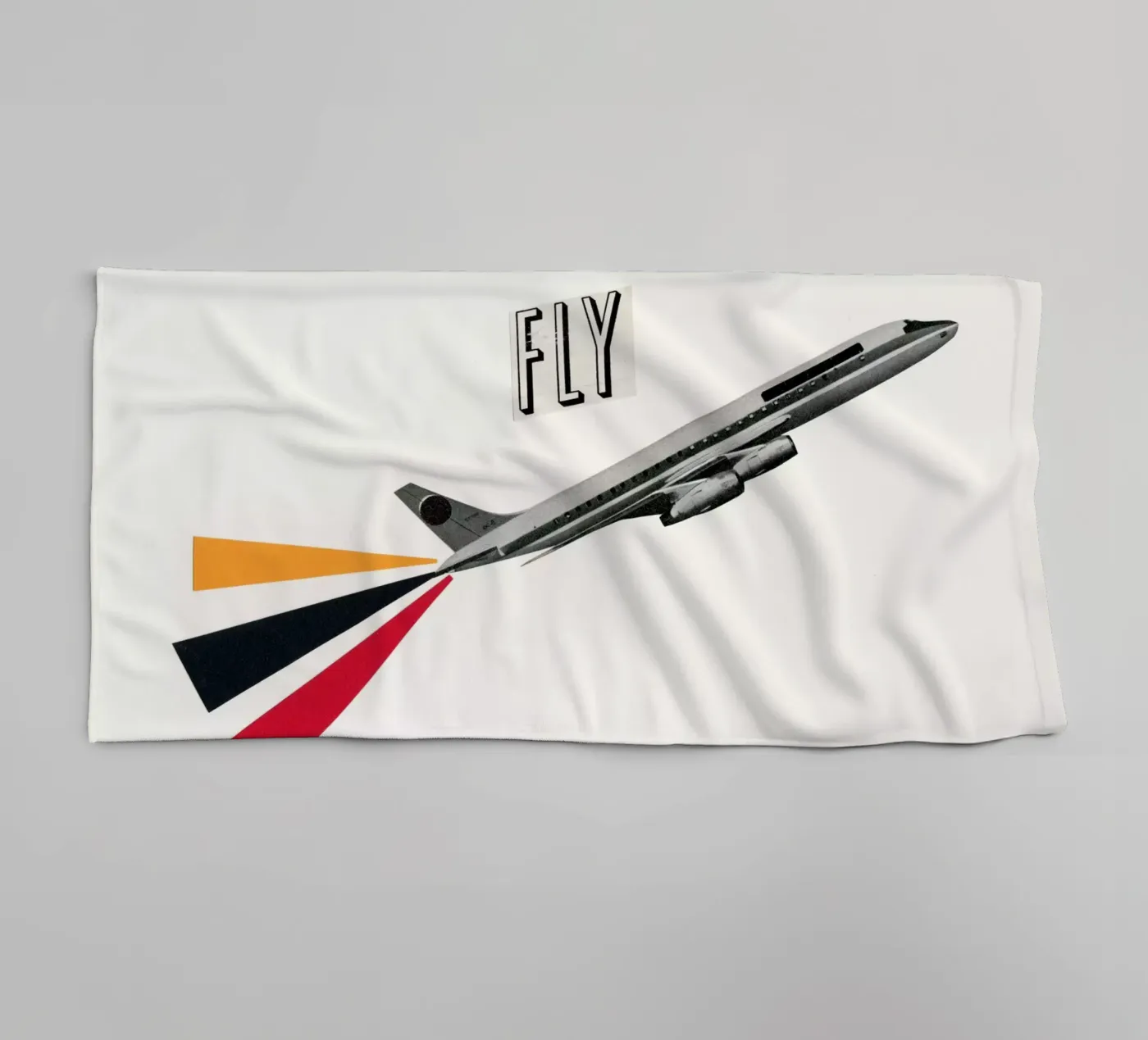 Fly towel by Cassia Beck Collage