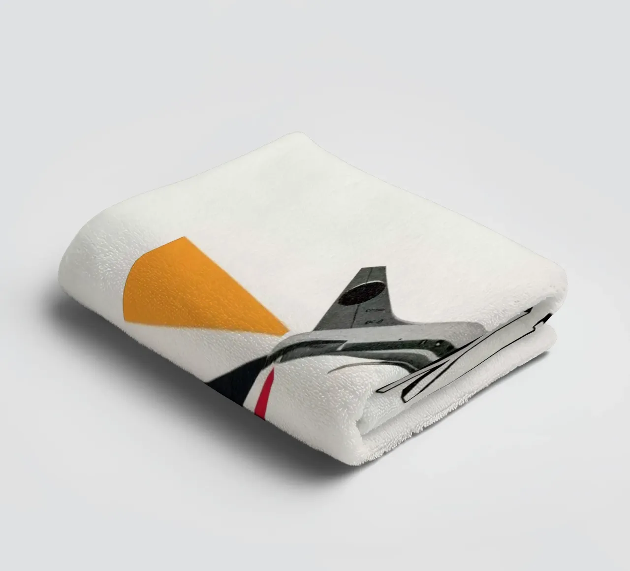 Vlieg badhanddoek van Cassia Beck Collage