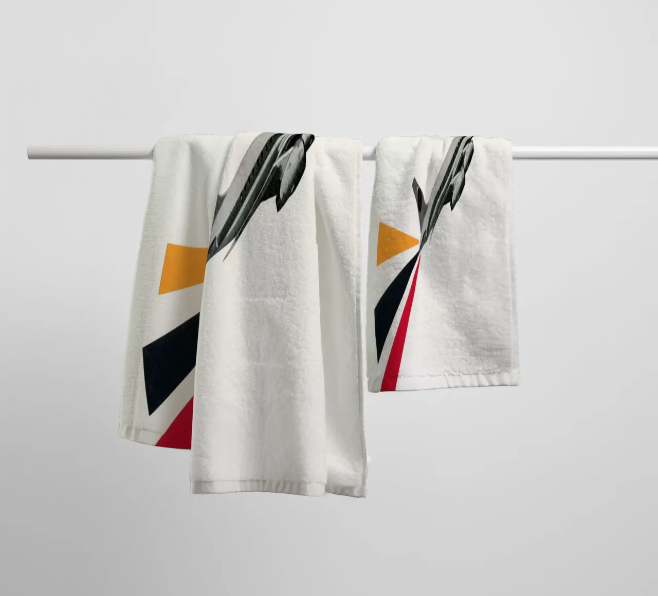 Fly towel by Cassia Beck Collage