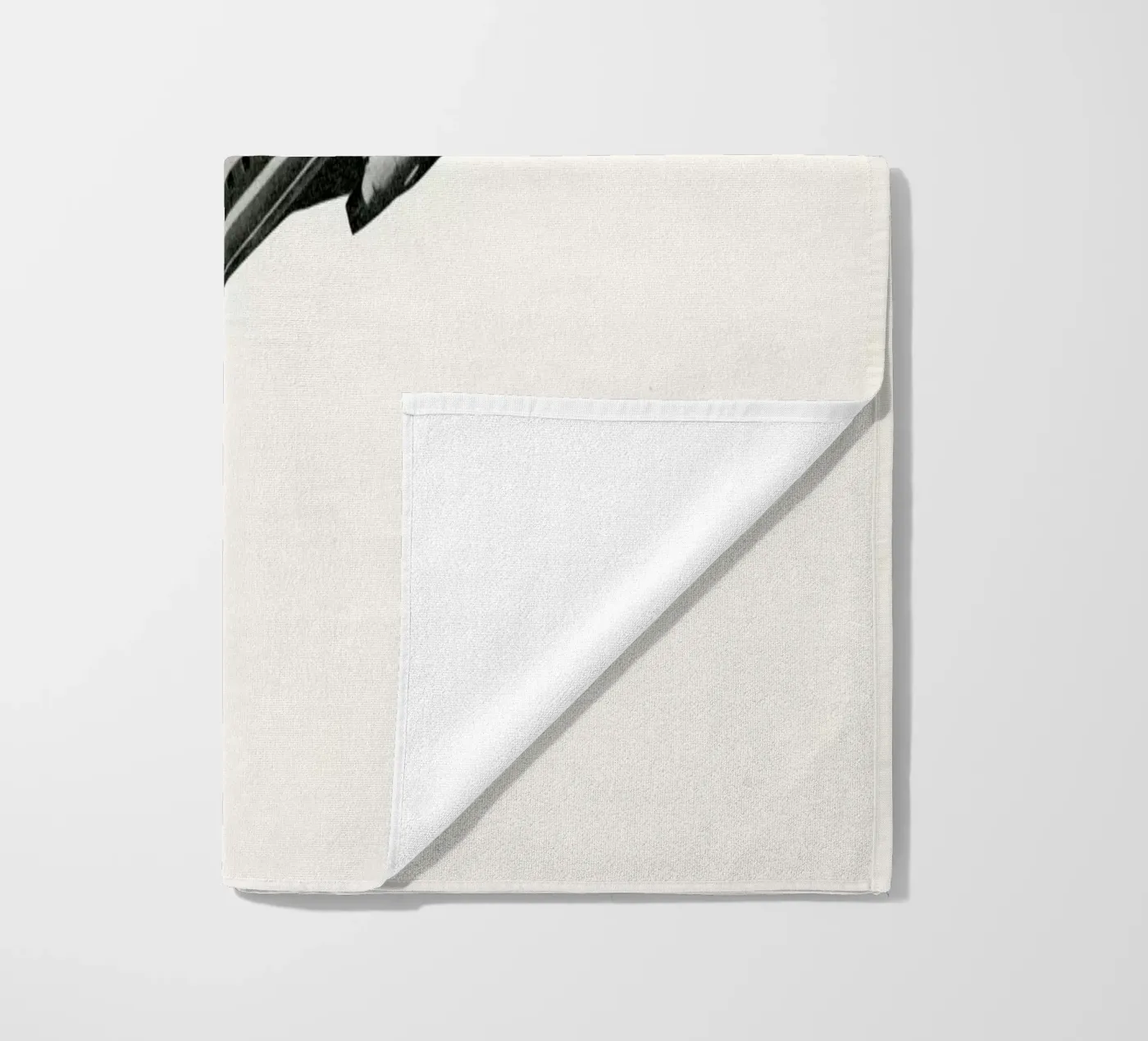 Fly beach towel by Cassia Beck Collage