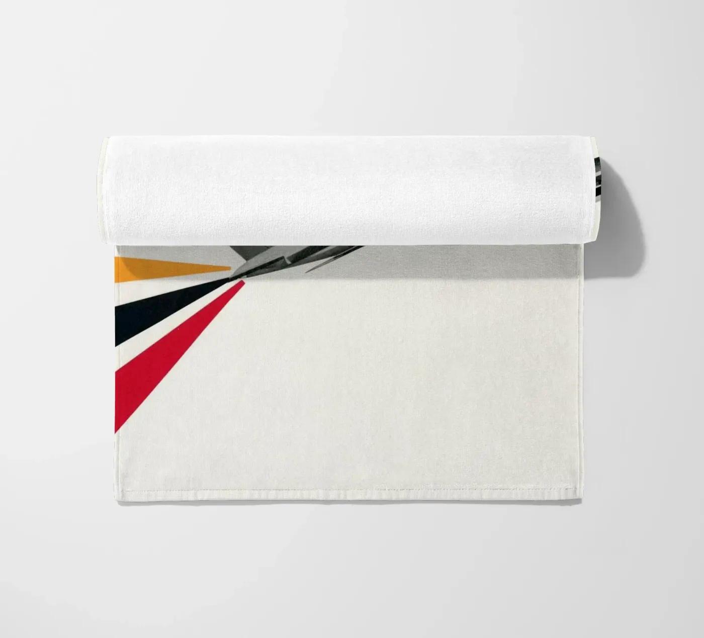 Fly beach towel by Cassia Beck Collage